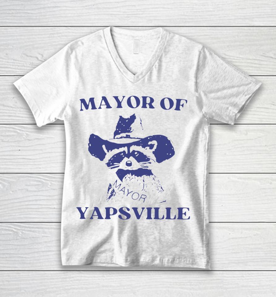 Mayor Of Yapsville Unisex V-Neck T-Shirt