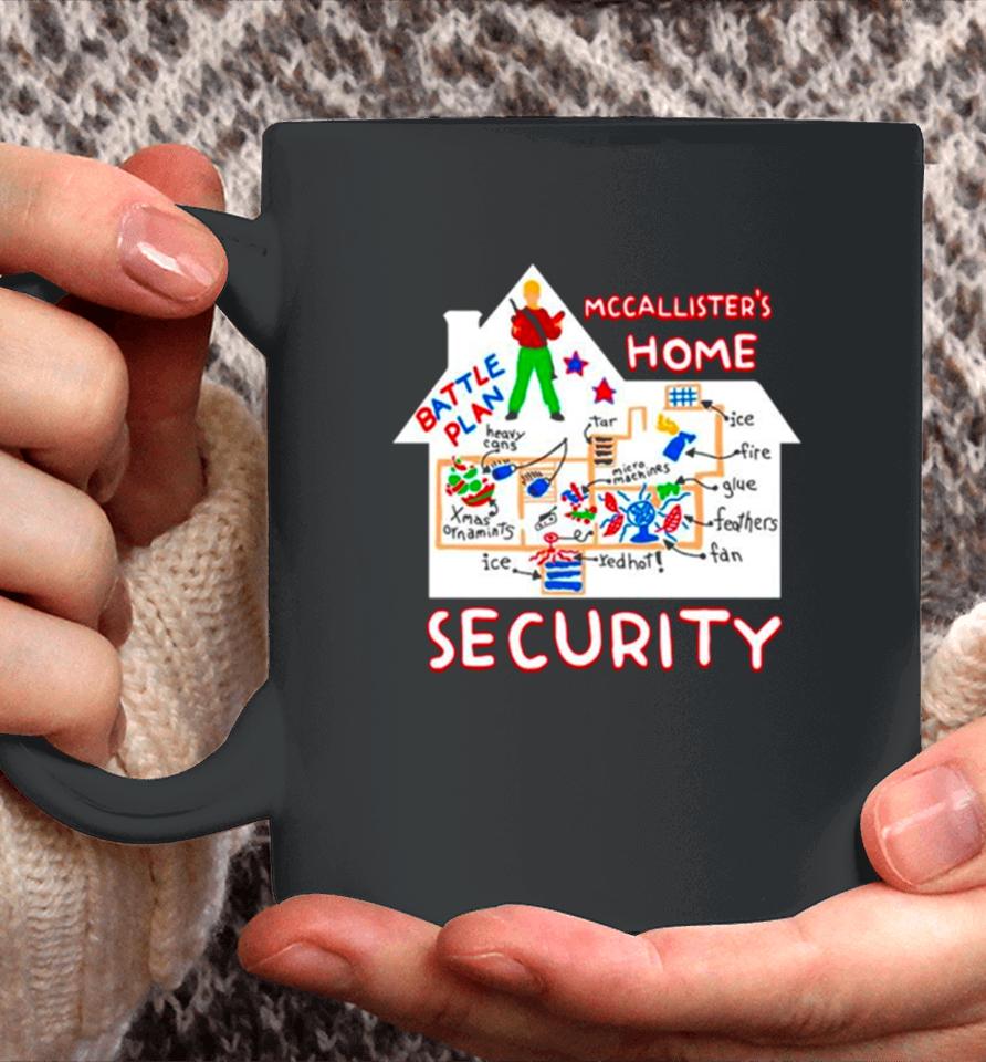 Mccallister’s Home Security Battle Plans Alone Christmas Coffee Mug