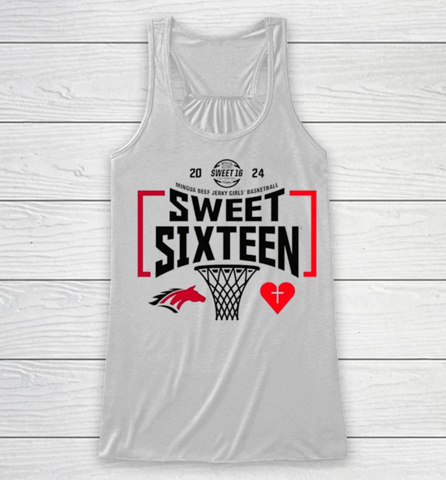 Mccracken County Vs Sacred Heart 2024 Mingua Beef Jerky Girls’ Basketball Sweet Sixteen State Tournament Racerback Tank