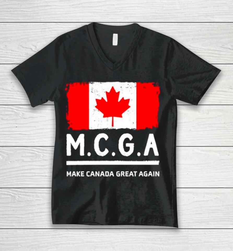 Mcga Make Canada Great Again Unisex V-Neck T-Shirt