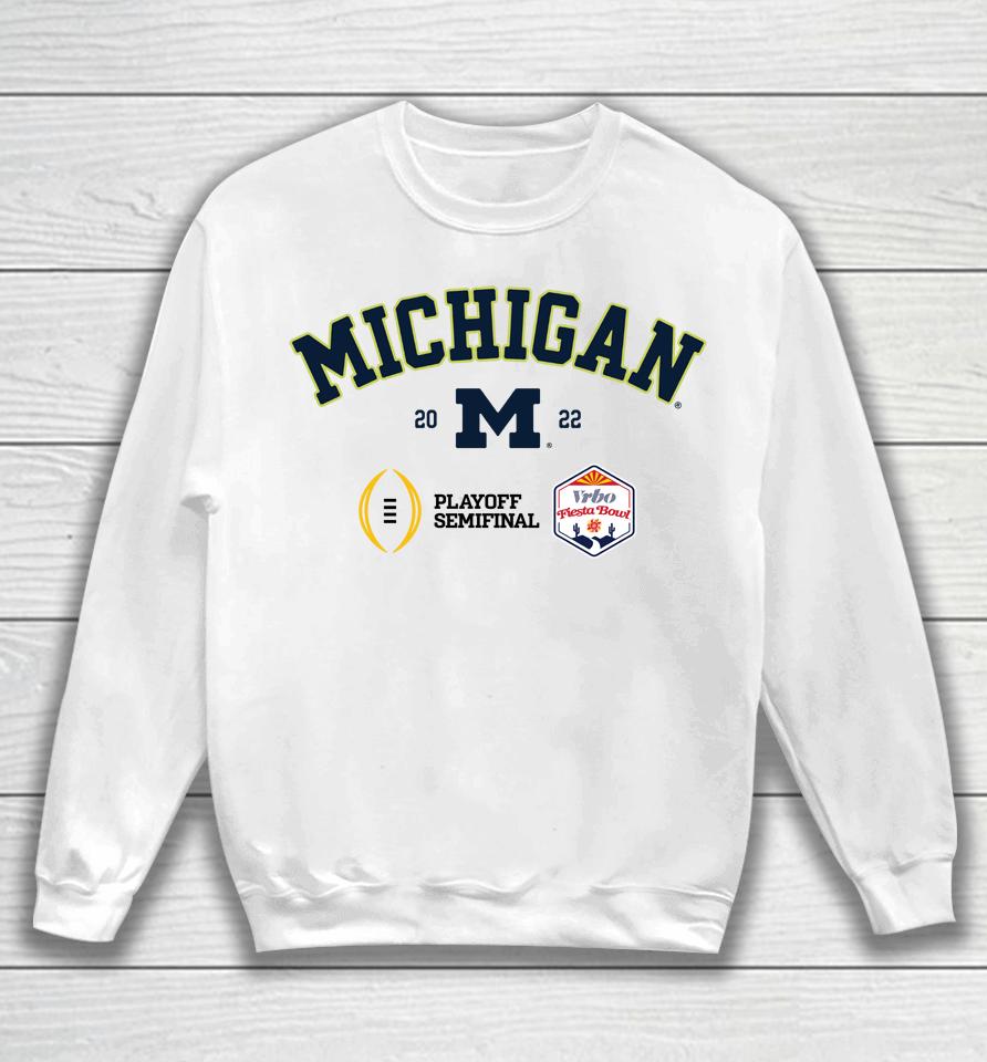 Mden Shop Michigan 2022 College Football Playoff Fiesta Bowl Sweatshirt