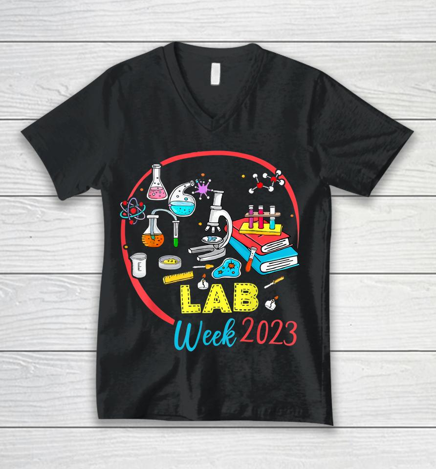 Medical Laboratory Technician Lab Week 2023 Technologist Unisex V-Neck T-Shirt