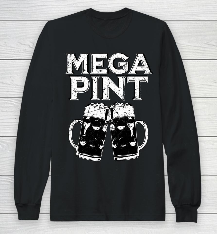 Mega Pint Vintage Brewing Long Sleeve T-Shirt