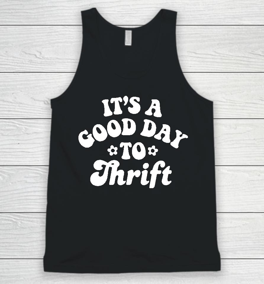 Megan It's A Good Day To Thrift Unisex Tank Top