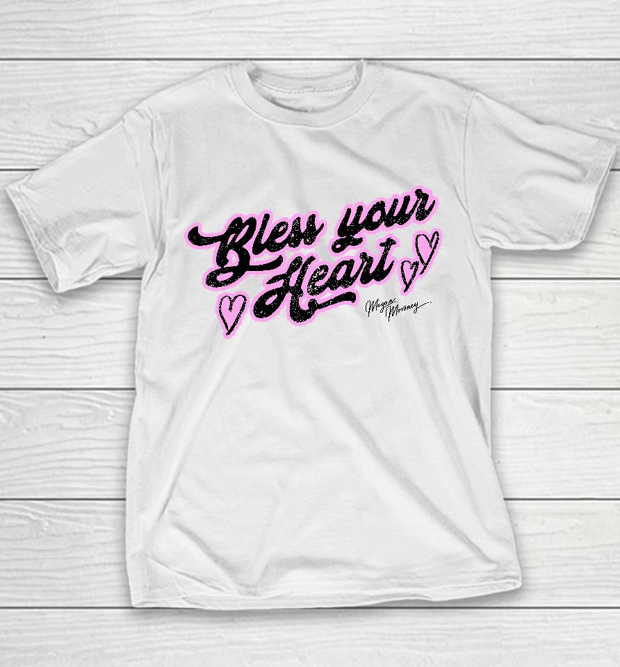 Megan Moroney Merch Bless Your Heart Youth T-Shirt