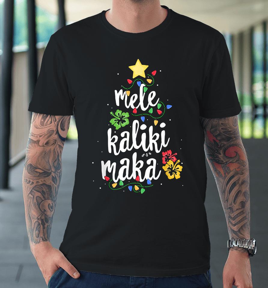 Mele Kalikimaka Hawaii Christmas Premium T-Shirt
