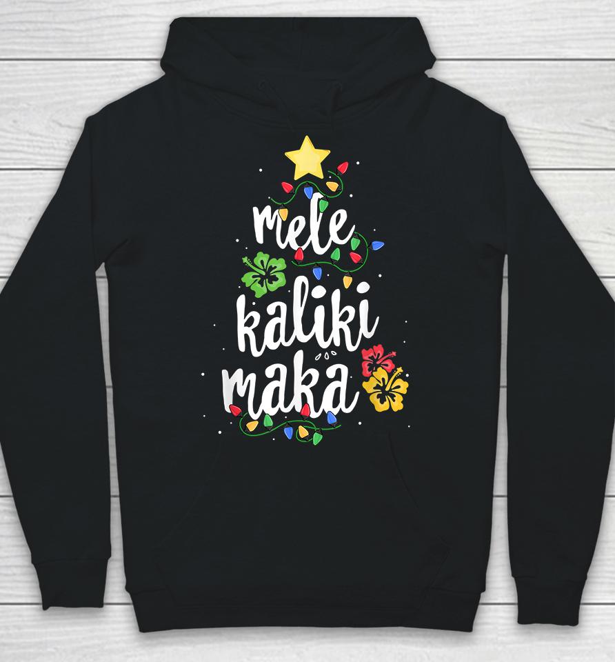 Mele Kalikimaka Hawaii Christmas Hoodie