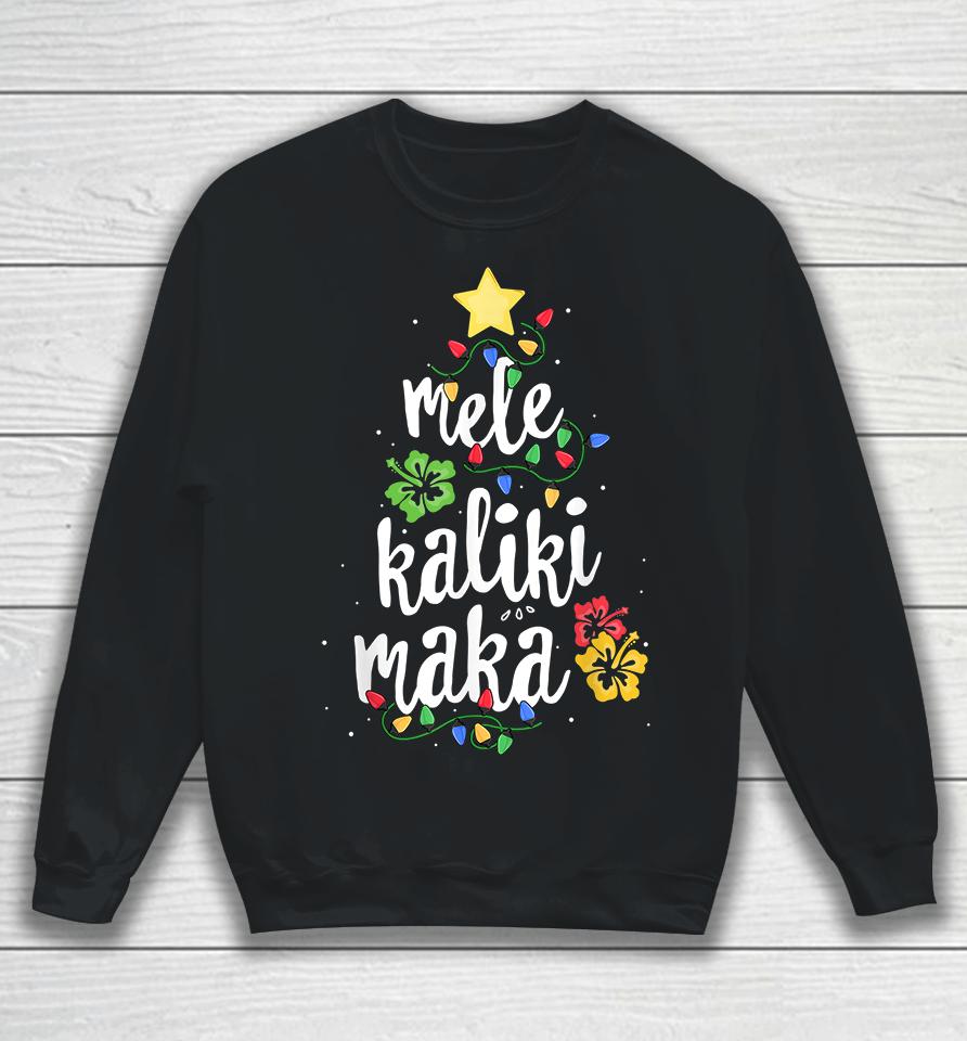 Mele Kalikimaka Hawaii Christmas Sweatshirt