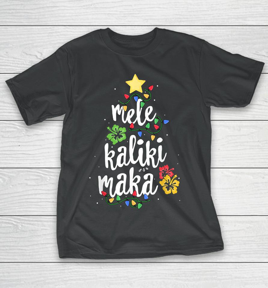 Mele Kalikimaka Hawaii Christmas T-Shirt