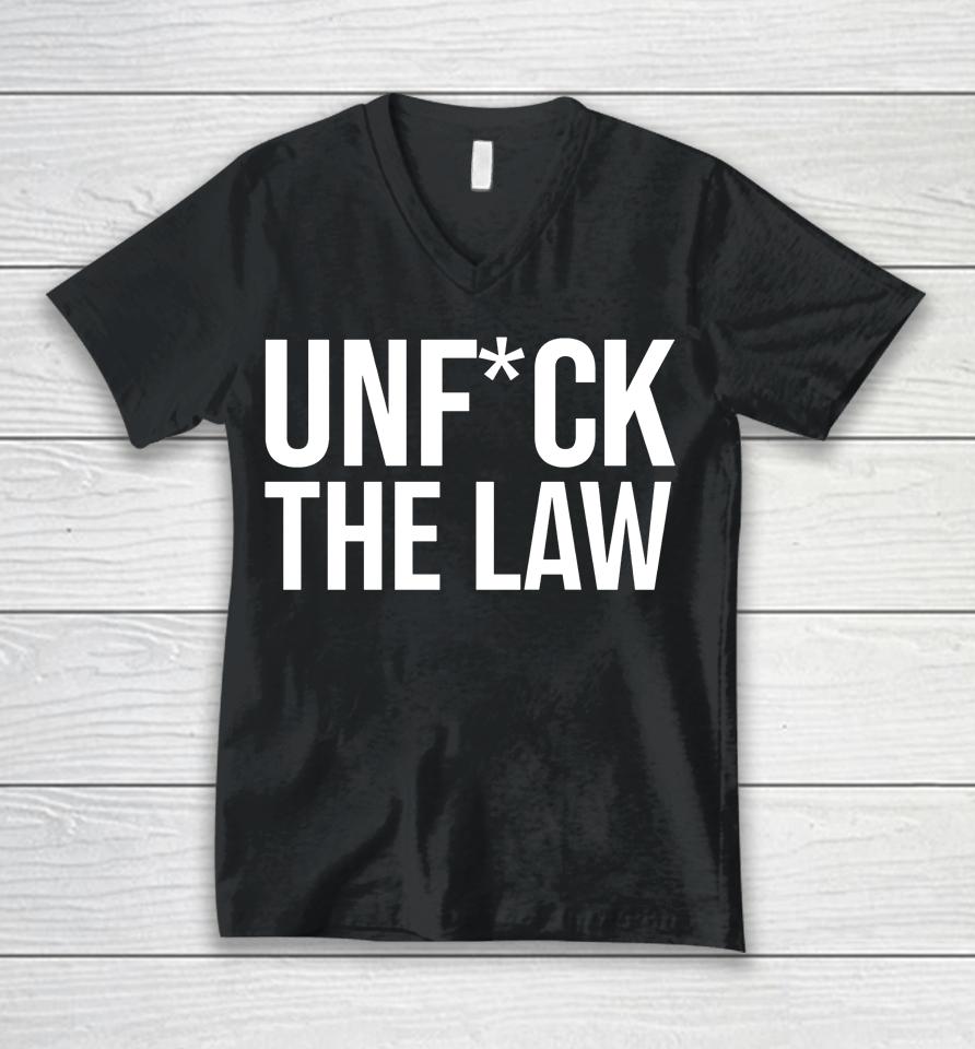 Melissa Murray Unfuck The Law Unisex V-Neck T-Shirt