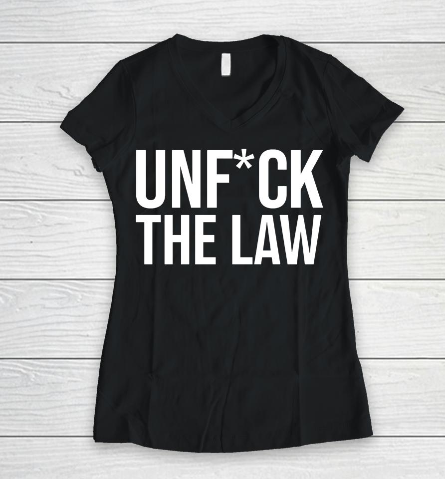 Melissa Murray Unfuck The Law Women V-Neck T-Shirt