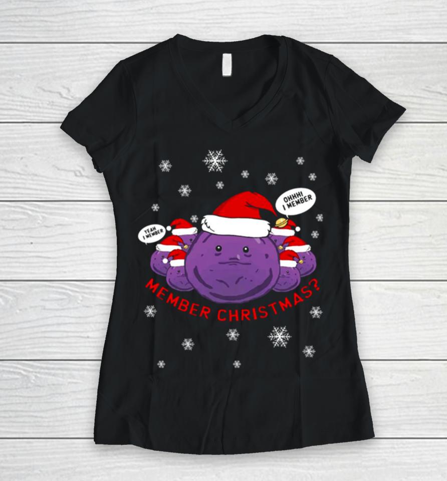 Member Berries Member Christmas Women V-Neck T-Shirt