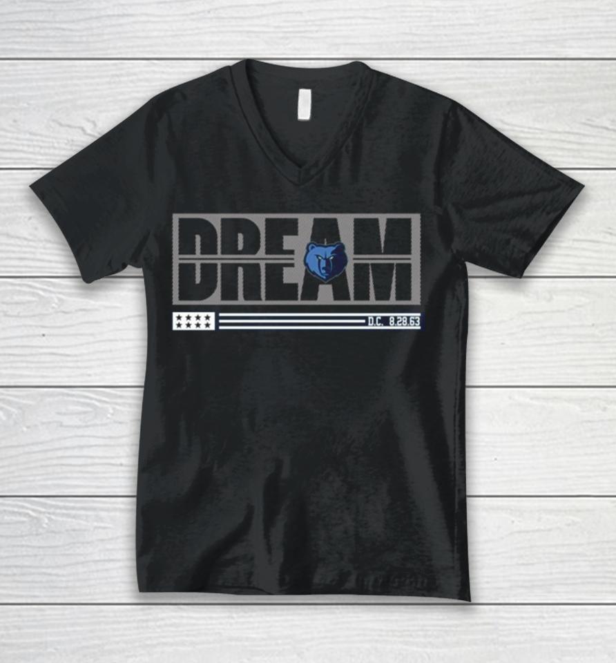 Memphis Grizzlies Dream X Black History Collection Unisex V-Neck T-Shirt