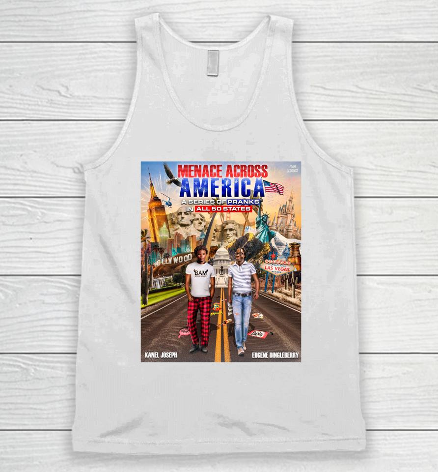 Menace Across America A Series Of Pranks In All 50 States Unisex Tank Top