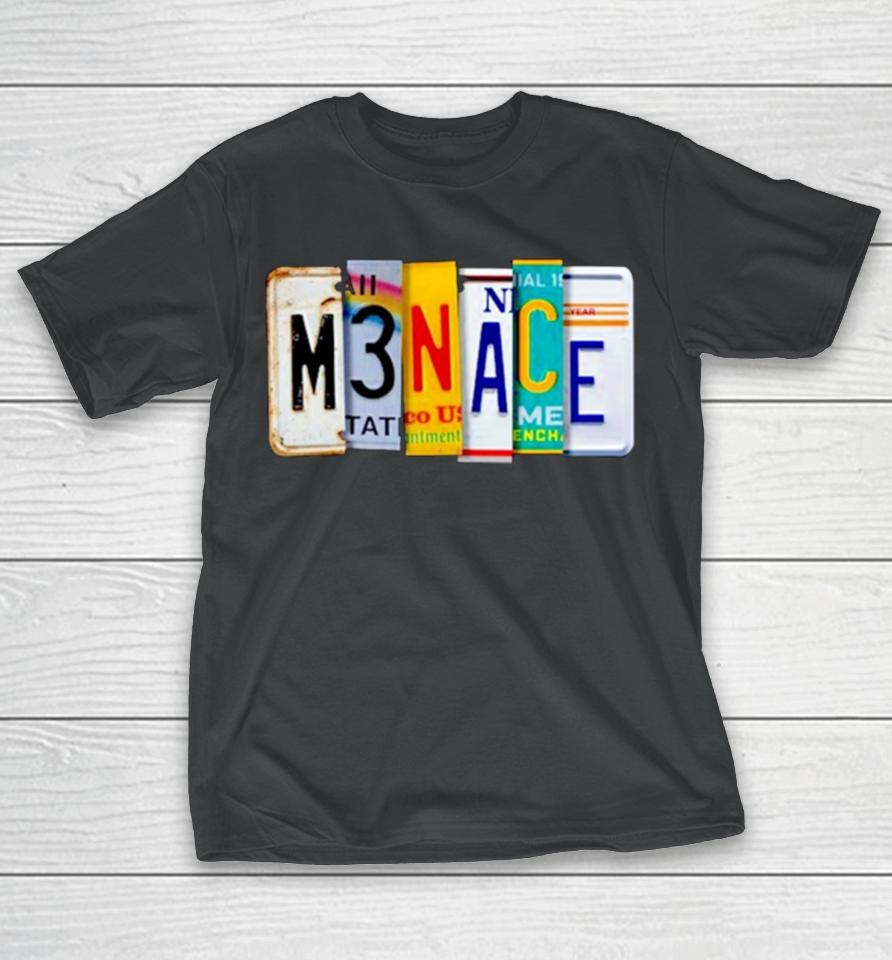 Menace License Plate T-Shirt