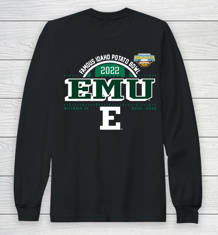 Men's 2022 Eastern Michigan Eagles Famous Idaho Potato Bowl Long Sleeve T-Shirt