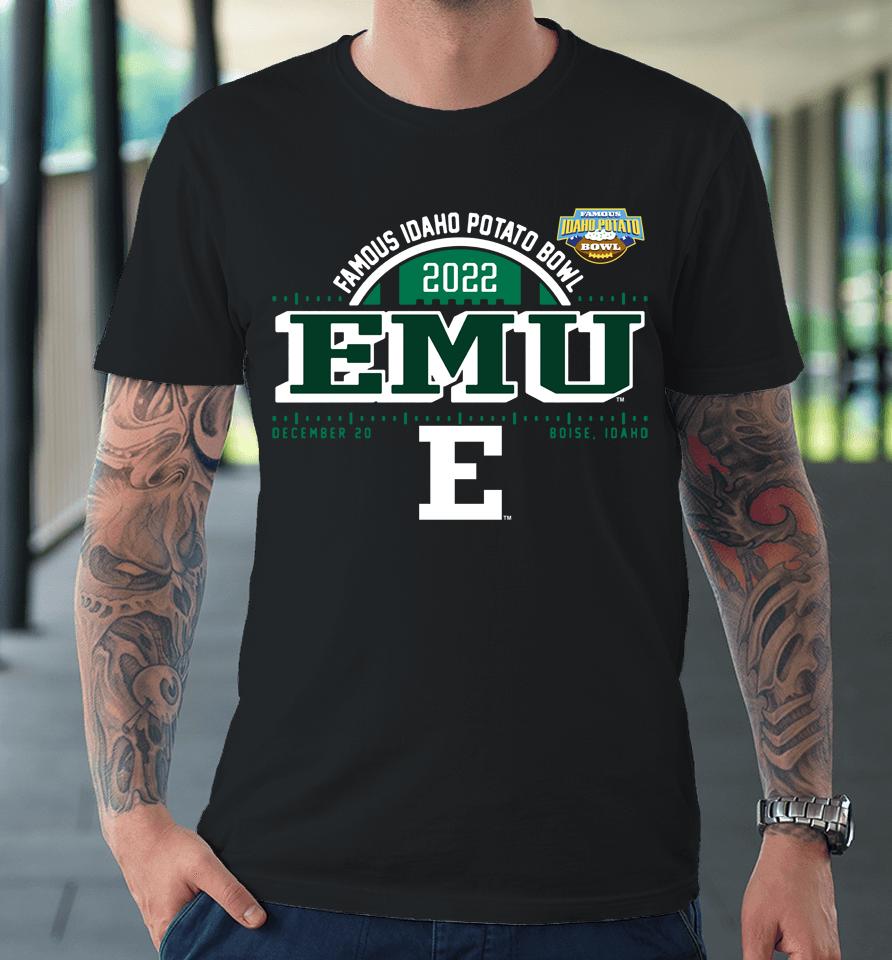 Men's 2022 Eastern Michigan Eagles Famous Idaho Potato Bowl Premium T-Shirt