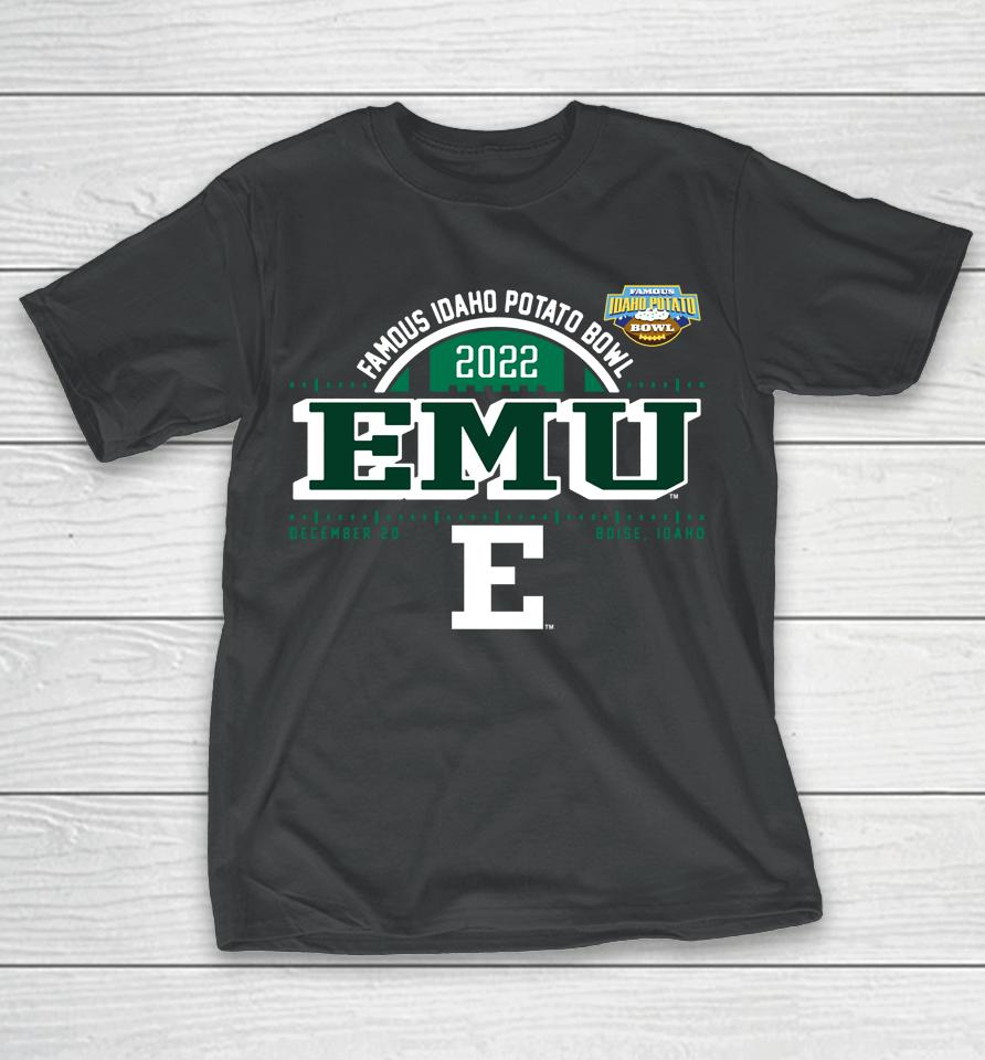 Men's 2022 Eastern Michigan Eagles Famous Idaho Potato Bowl T-Shirt