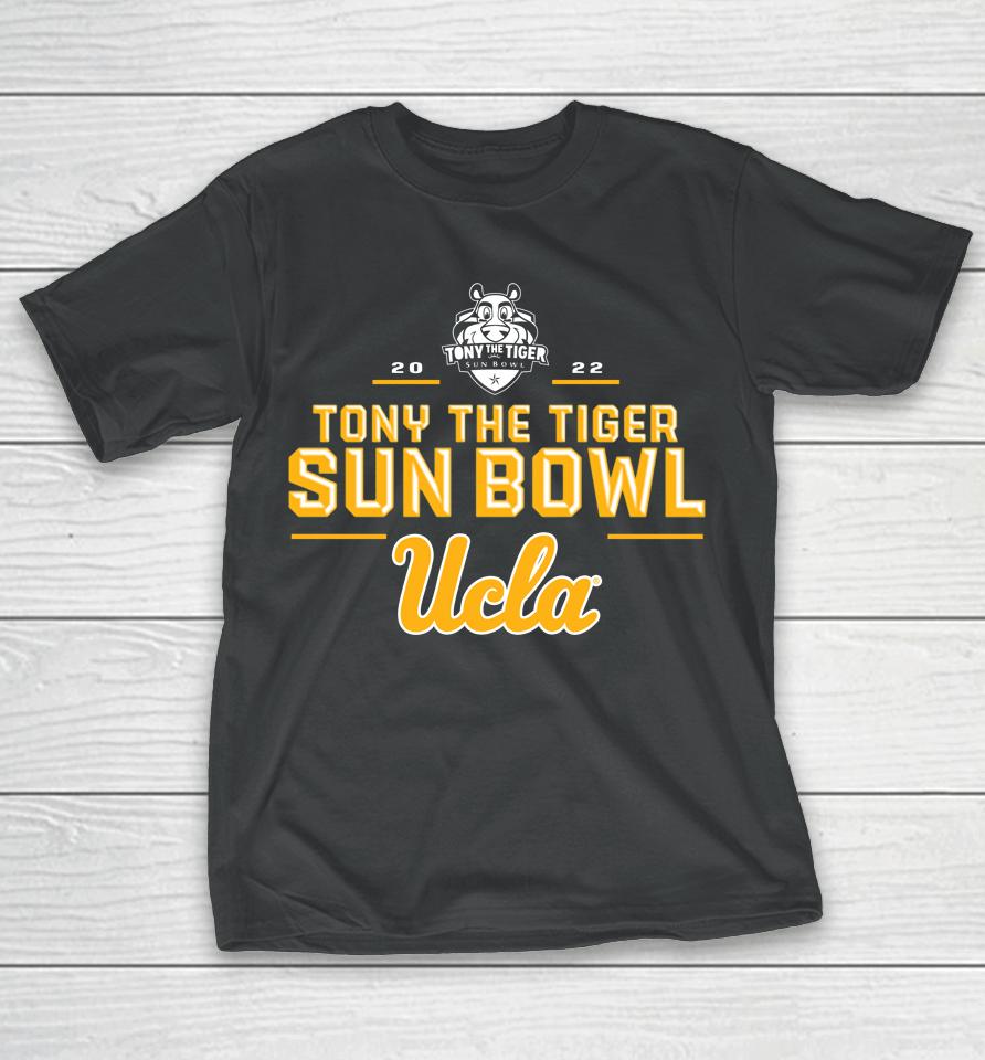 Men's 2022 Ncaa Royal Ucla Tony The Tiger Sun Bowl T-Shirt
