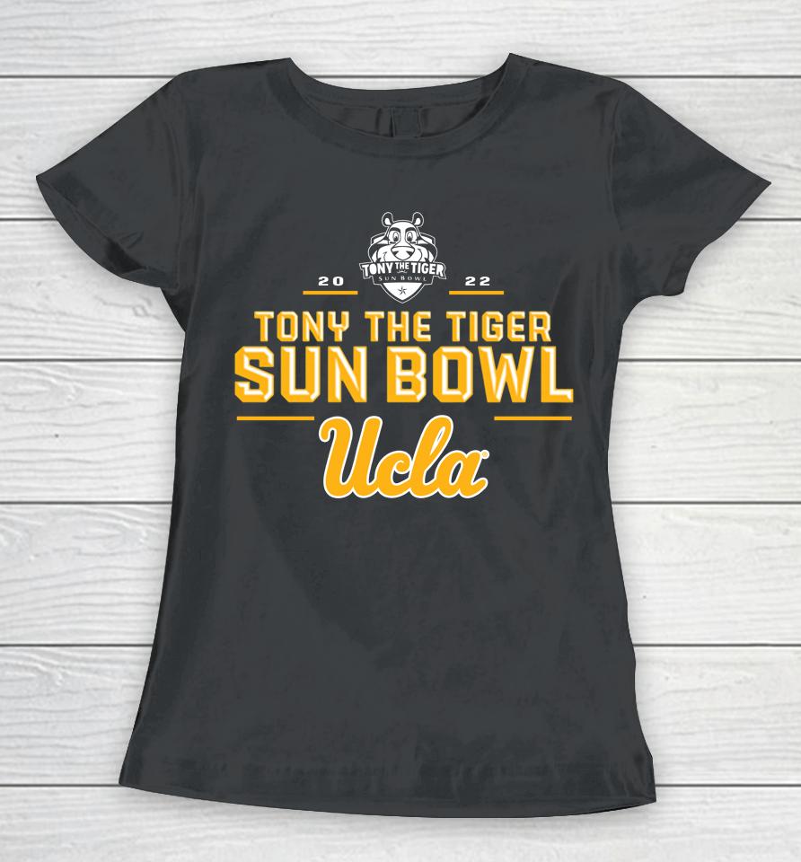 Men's 2022 Ncaa Royal Ucla Tony The Tiger Sun Bowl Women T-Shirt