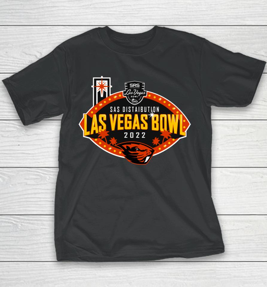 Men's 2022 Oregon State Beavers Las Vegas Bowl Youth T-Shirt