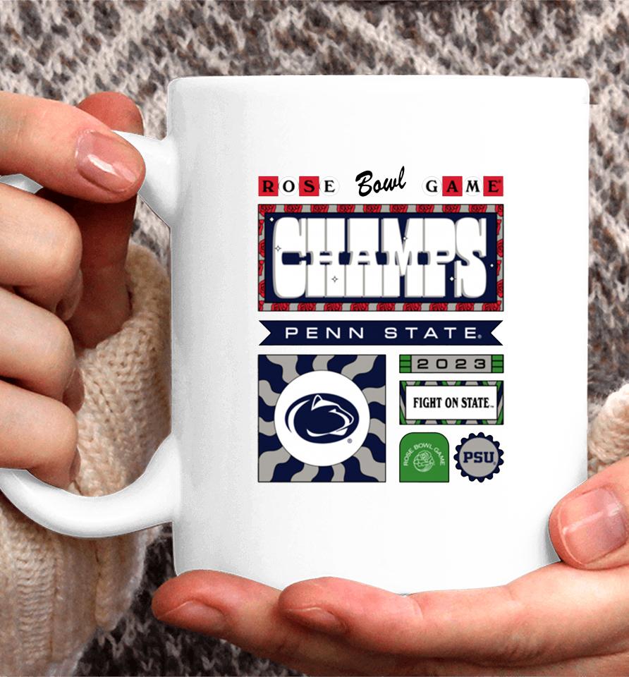 Men's 2022 Penn State Nittany Lions Rose Bowl Champions Locker Room Coffee Mug