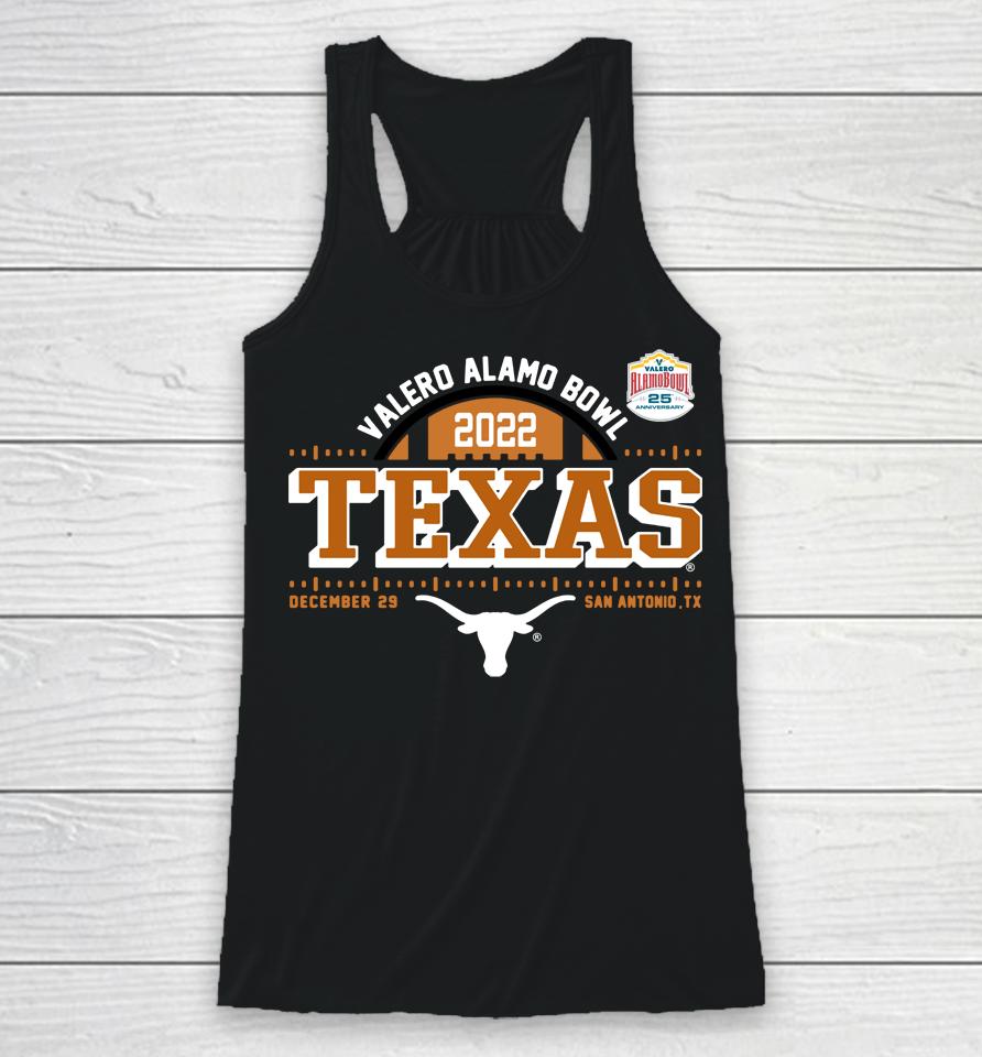 Men's 2022 Texas Longhorns Burnt Valero Alamo Bowl Racerback Tank