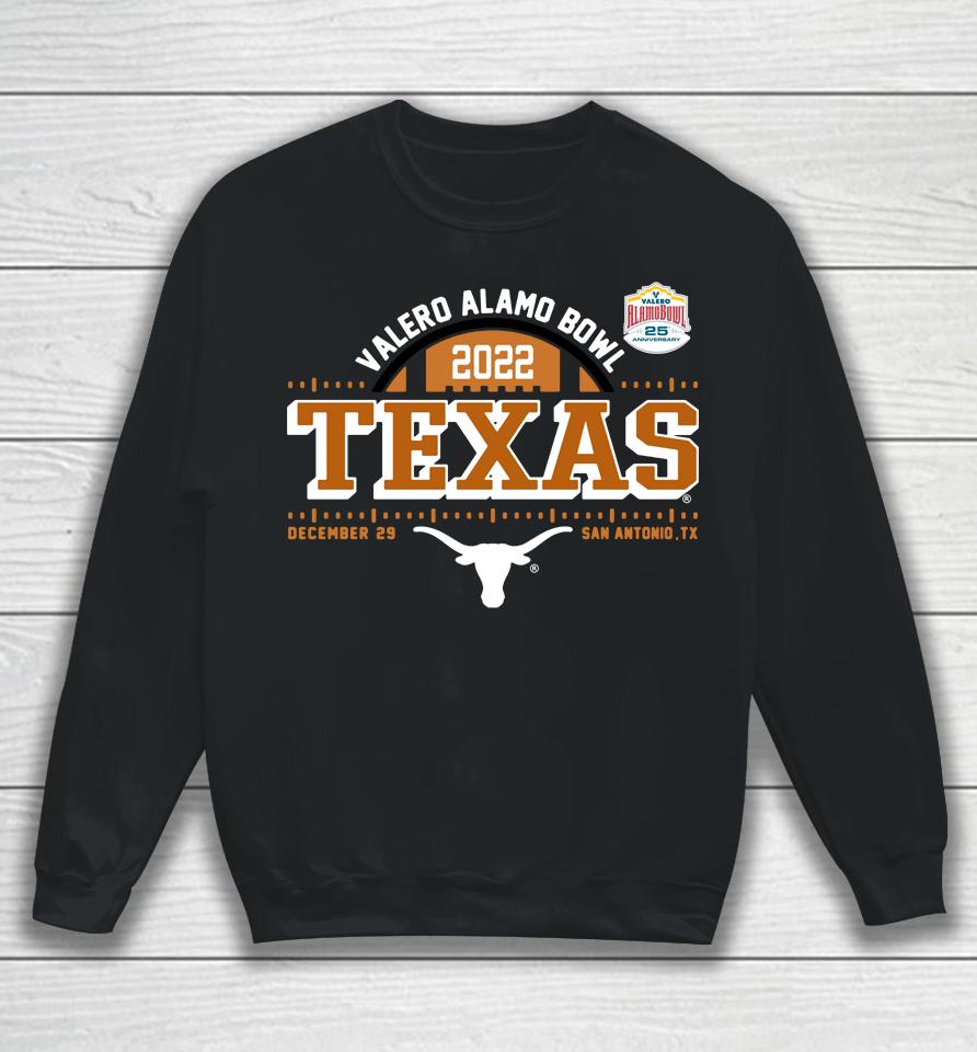 Men's 2022 Texas Longhorns Burnt Valero Alamo Bowl Sweatshirt