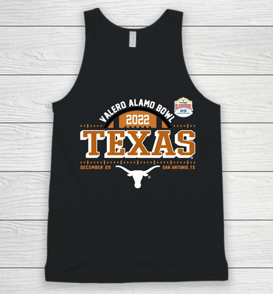 Men's 2022 Texas Longhorns Burnt Valero Alamo Bowl Unisex Tank Top