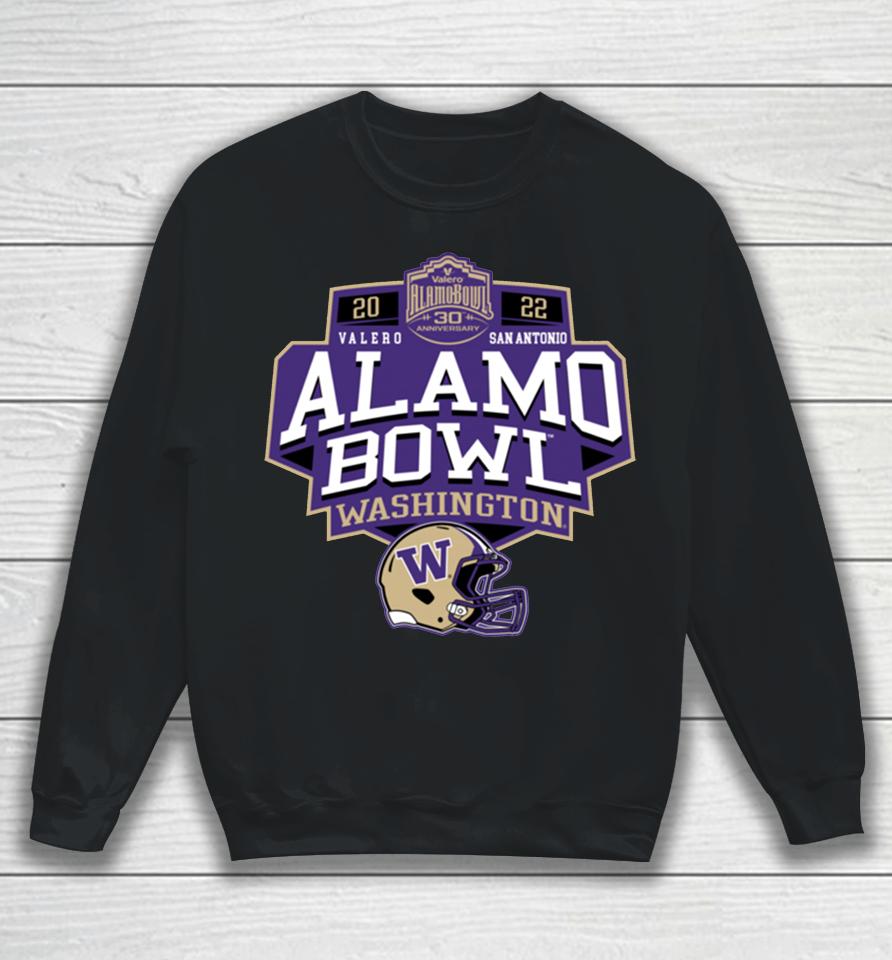 Men's 2022 Valero Alamo Bowl Washington Purple Sweatshirt