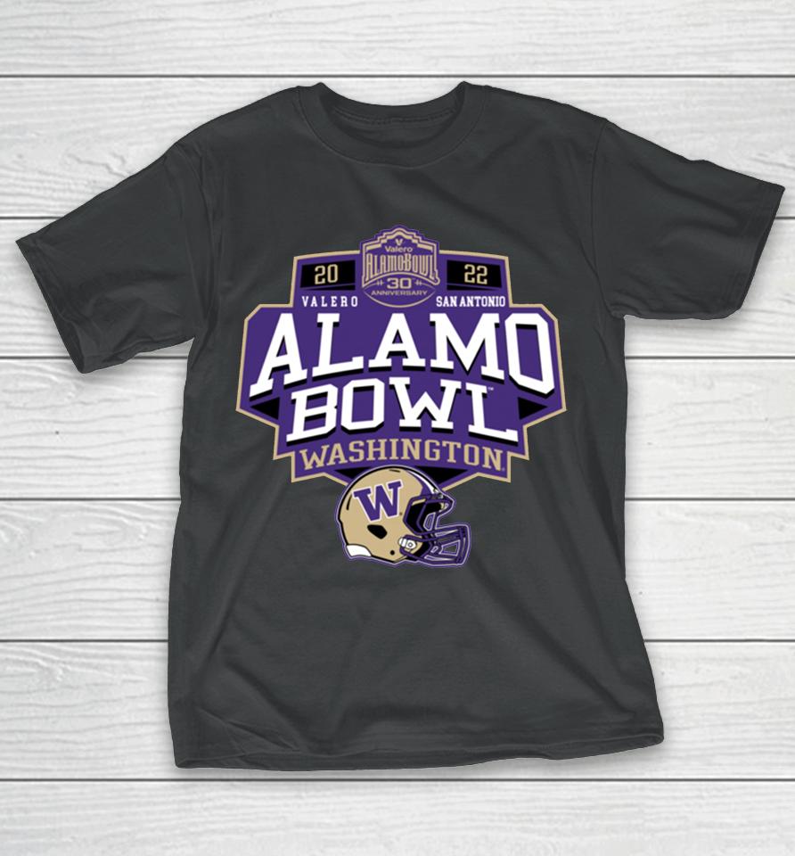 Men's 2022 Valero Alamo Bowl Washington Purple T-Shirt