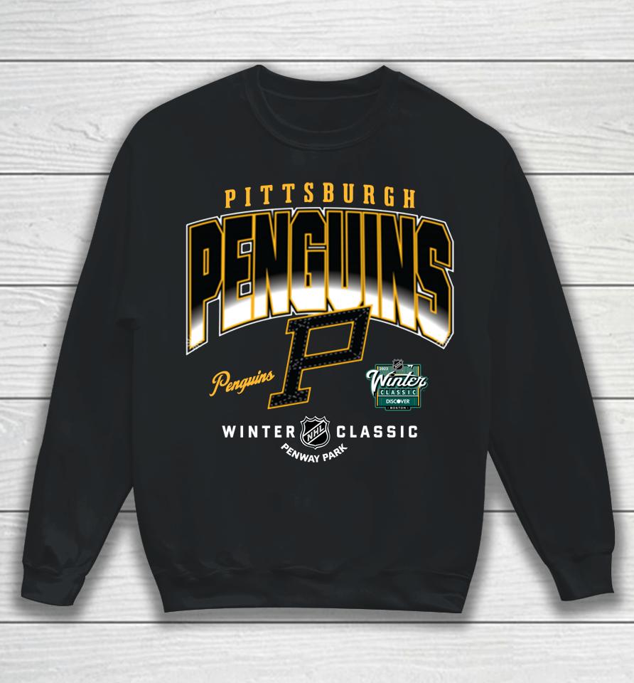 Men's 2023 Pittsburgh Penguins Nhl Winter Classic Fade Sweatshirt