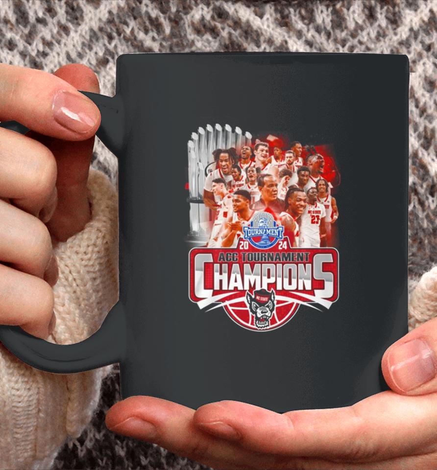 Men’s 2024 Acc Tournament Chamopions Nc State Wolfpack Coffee Mug