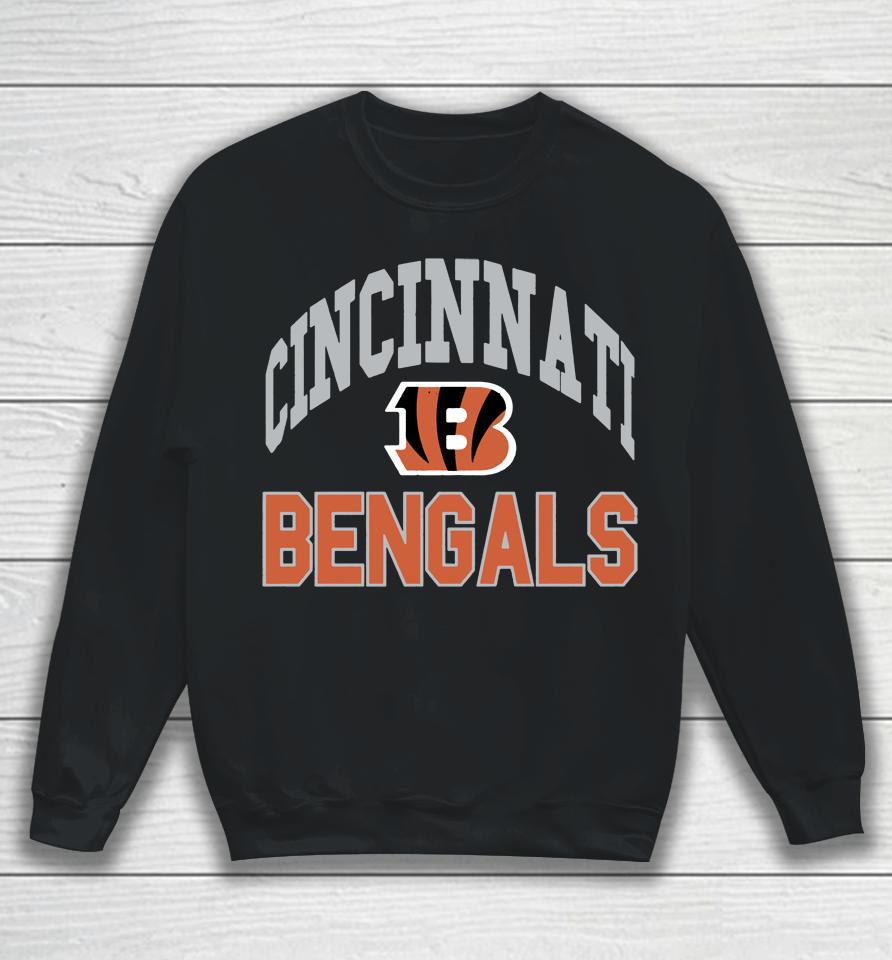 Men's 47 Black Cincinnati Bengals Irving Sweatshirt
