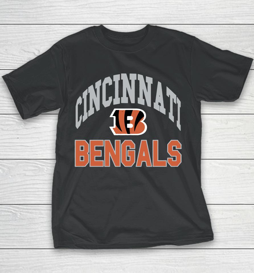 Men's 47 Black Cincinnati Bengals Irving Youth T-Shirt