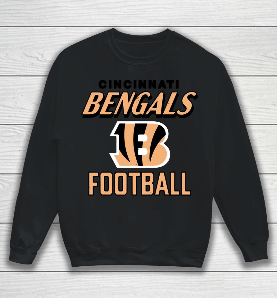 Men's 47 Cincinnati Bengals Brand Dozer Franklin Sweatshirt
