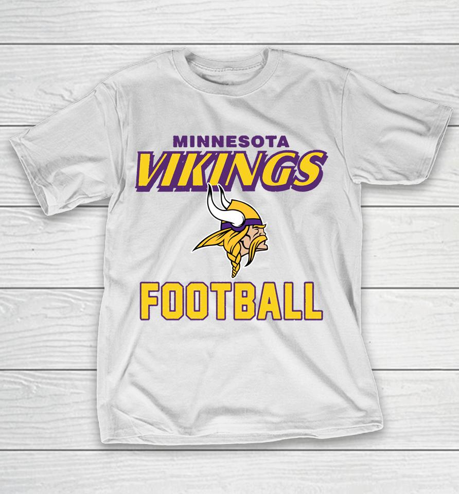 Men's '47 Gray Nfl Minnesota Vikings Brand Dozer Franklin T-Shirt