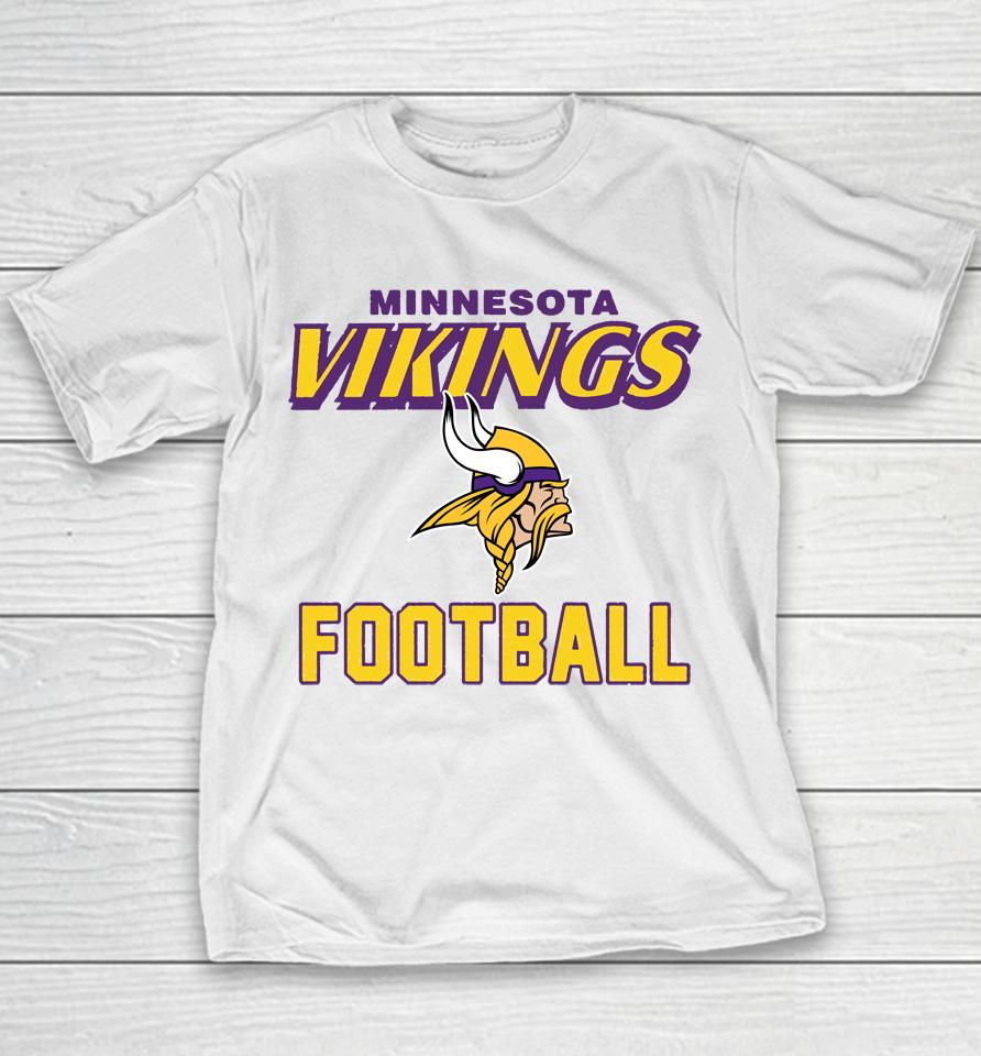 Men's '47 Gray Nfl Minnesota Vikings Brand Dozer Franklin Youth T-Shirt