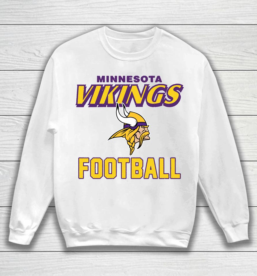 Men's '47 Minnesota Vikings Brand Dozer Franklin Sweatshirt
