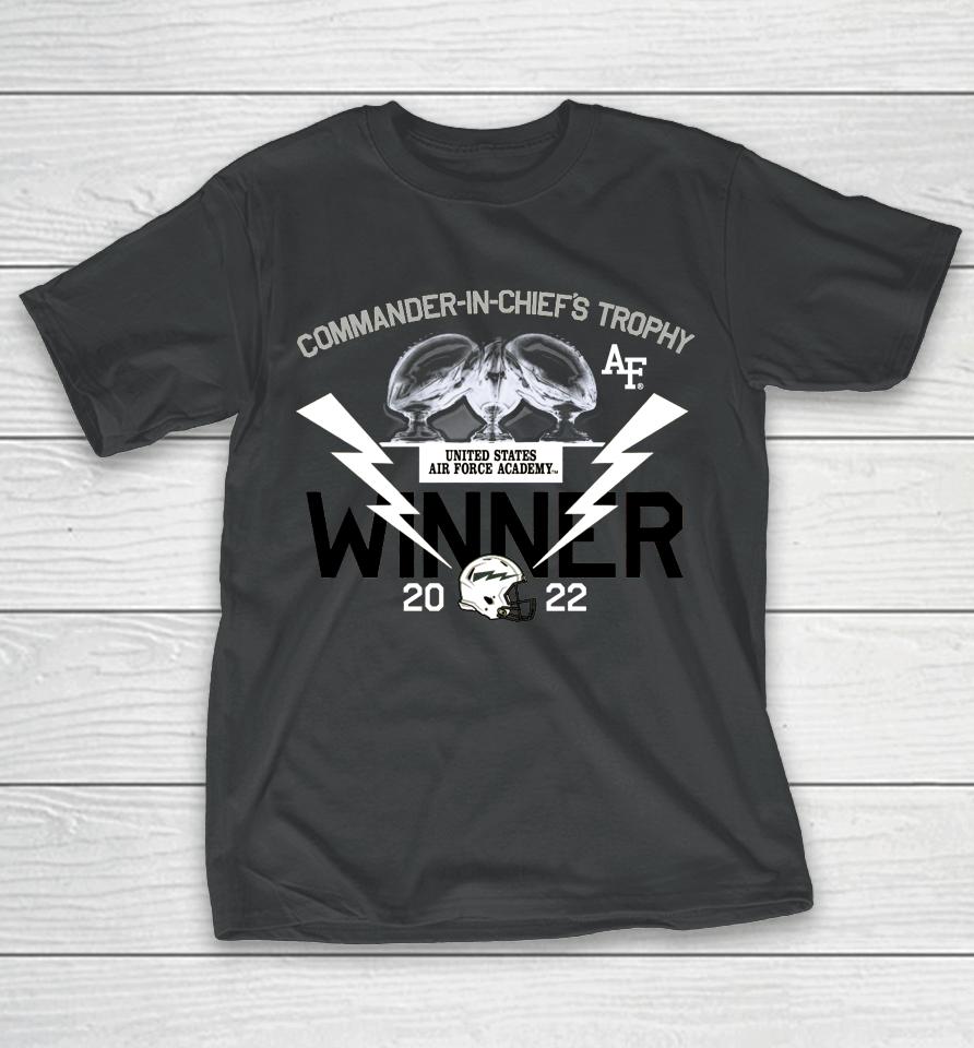 Men's Air Force Falcons Commander-In-Chief's Trophy Winner 2022 T-Shirt