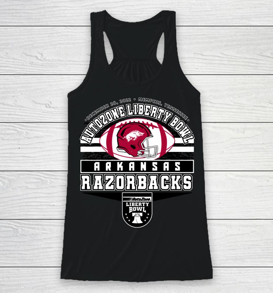 Men's Arkansas Razorbacks 2022 Ncaa Liberty Bowl Team Racerback Tank
