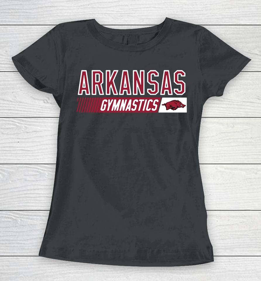 Men's Arkansas Razorbacks Kinetic Energy Gymnastics Women T-Shirt