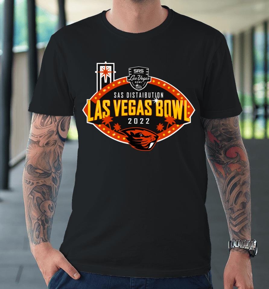 Men's Black 2022 Las Vegas Bowl Playoff Oregon State Beavers Premium T-Shirt