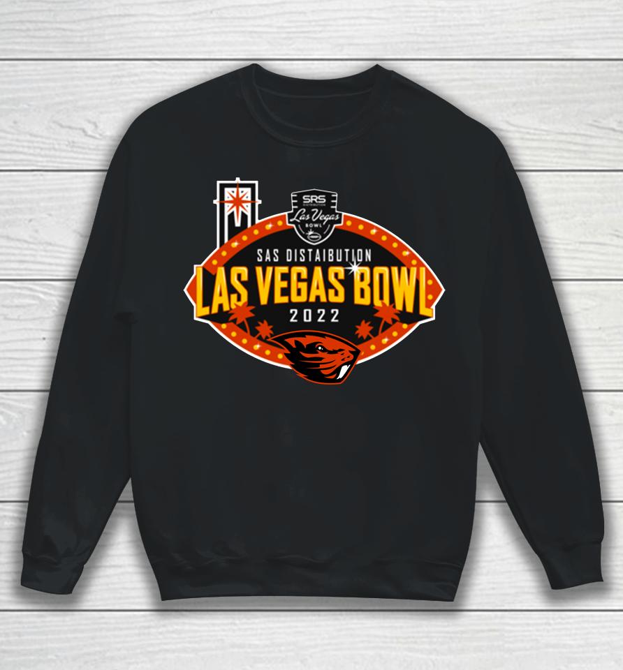 Men's Black 2022 Las Vegas Bowl Playoff Oregon State Beavers Sweatshirt