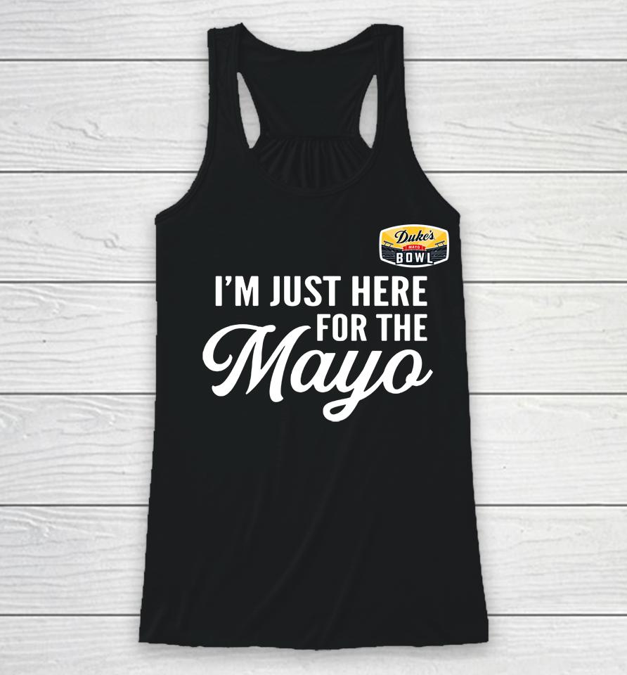 Men's Black Duke's Mayo Bowl I'm Just Here For The Mayo Racerback Tank