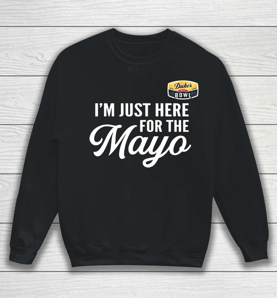 Men's Black Duke's Mayo Bowl I'm Just Here For The Mayo Sweatshirt