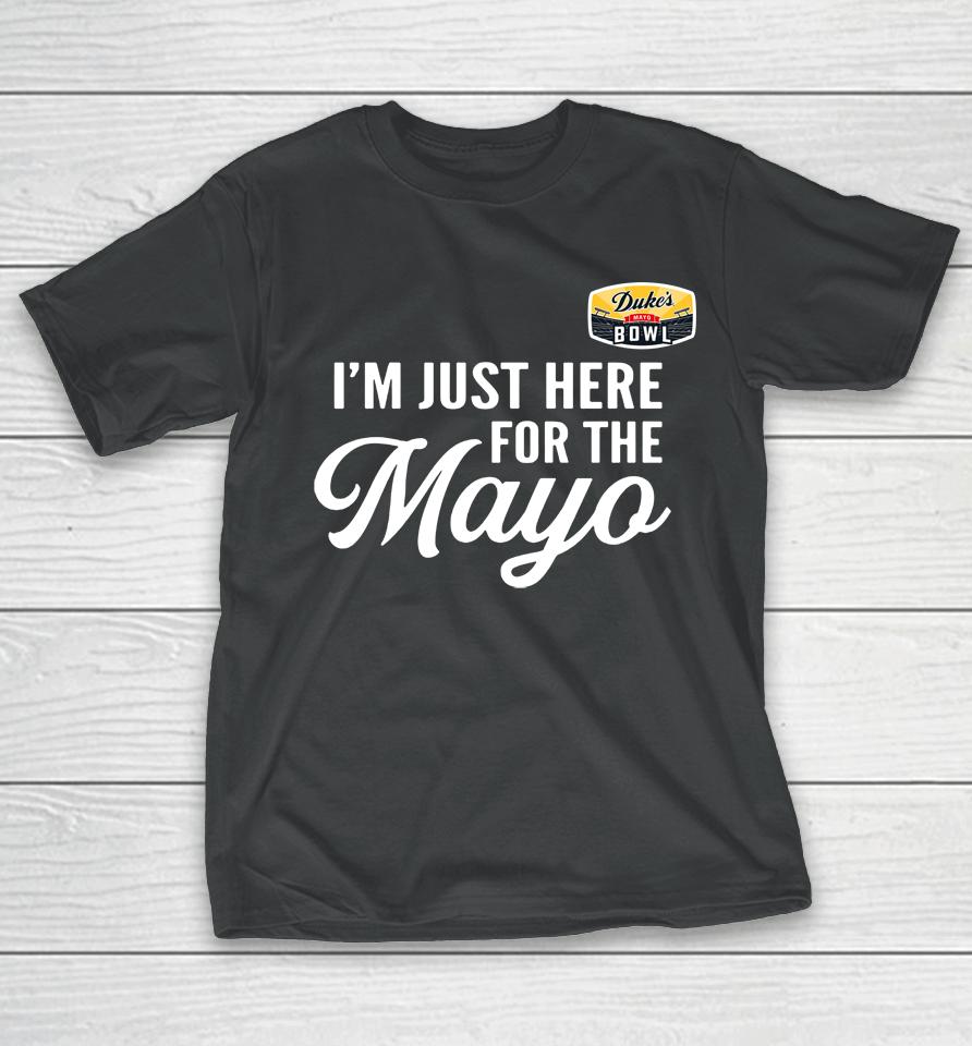 Men's Black Duke's Mayo Bowl I'm Just Here For The Mayo T-Shirt