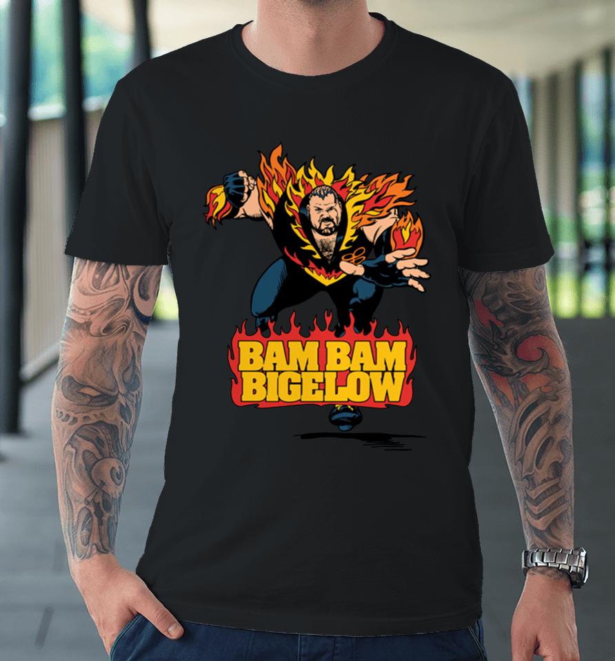 Men's Black Wwe Bam Bam Bigelow Fanatics Illustrated Premium T-Shirt