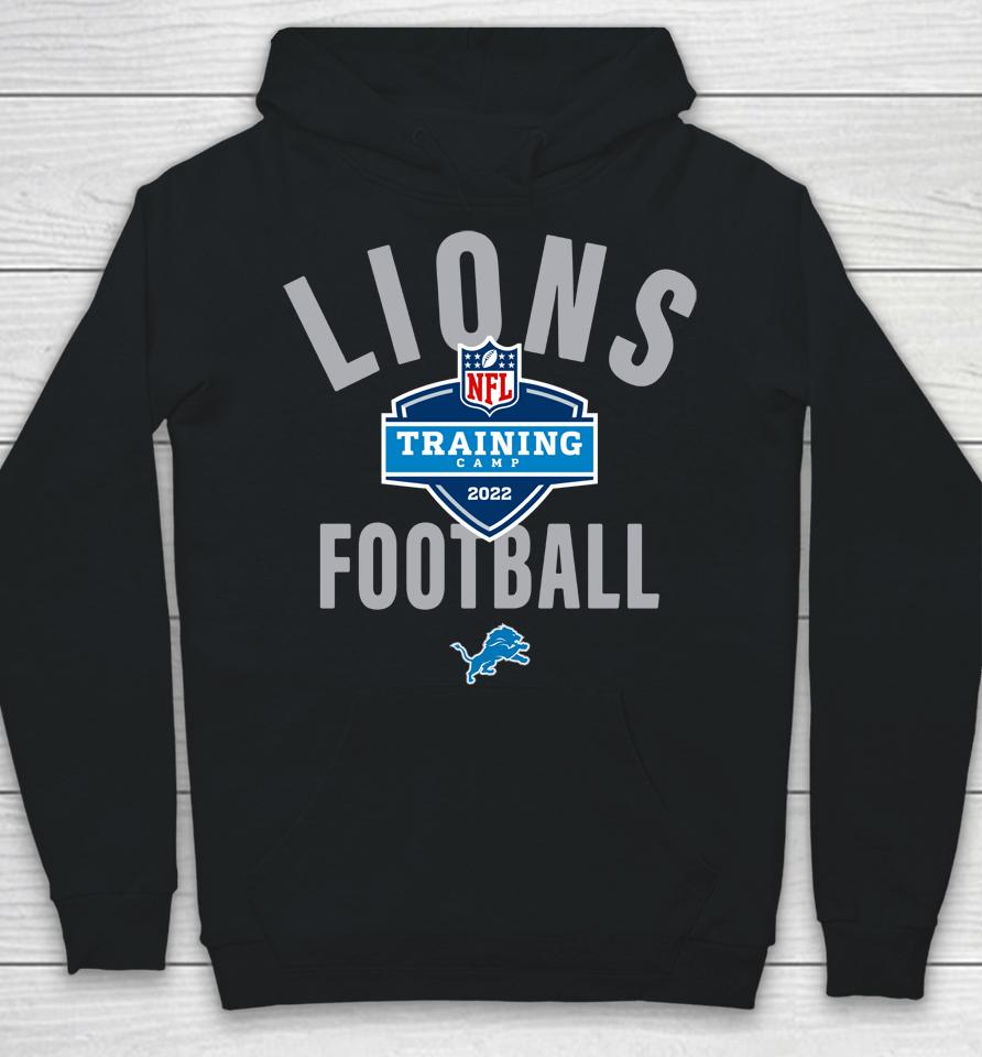 Men's Blue Detroit Lions 2022 Training Camp Athletic Hoodie