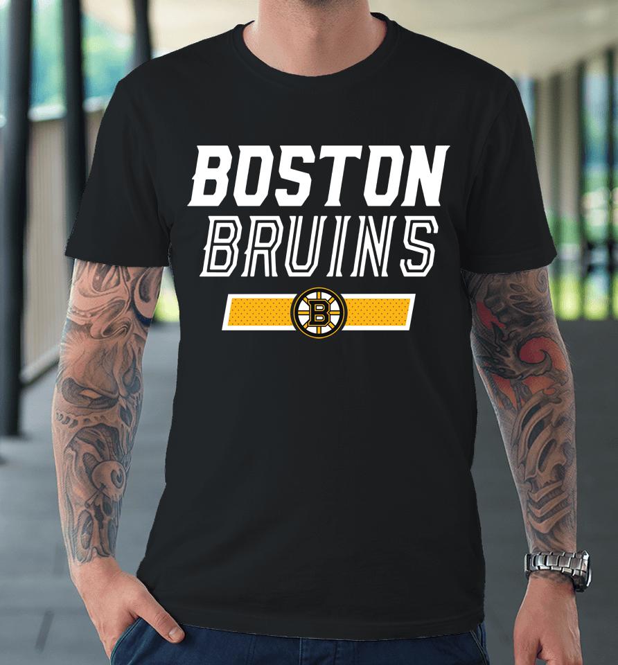 Men's Boston Bruins Levelwear Black Richmond Undisputed Premium T-Shirt